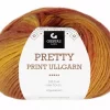 Gjestal: Pretty Print Ullgarn, 501, Gulfarget Print