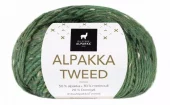 DSA: Alpakka Tweed, 132, Furugrønn