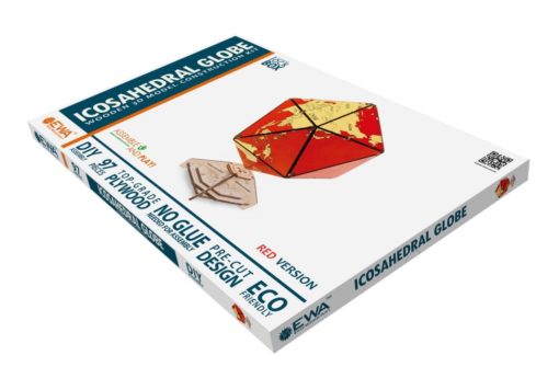 EWA: Icosahedral Globe Red