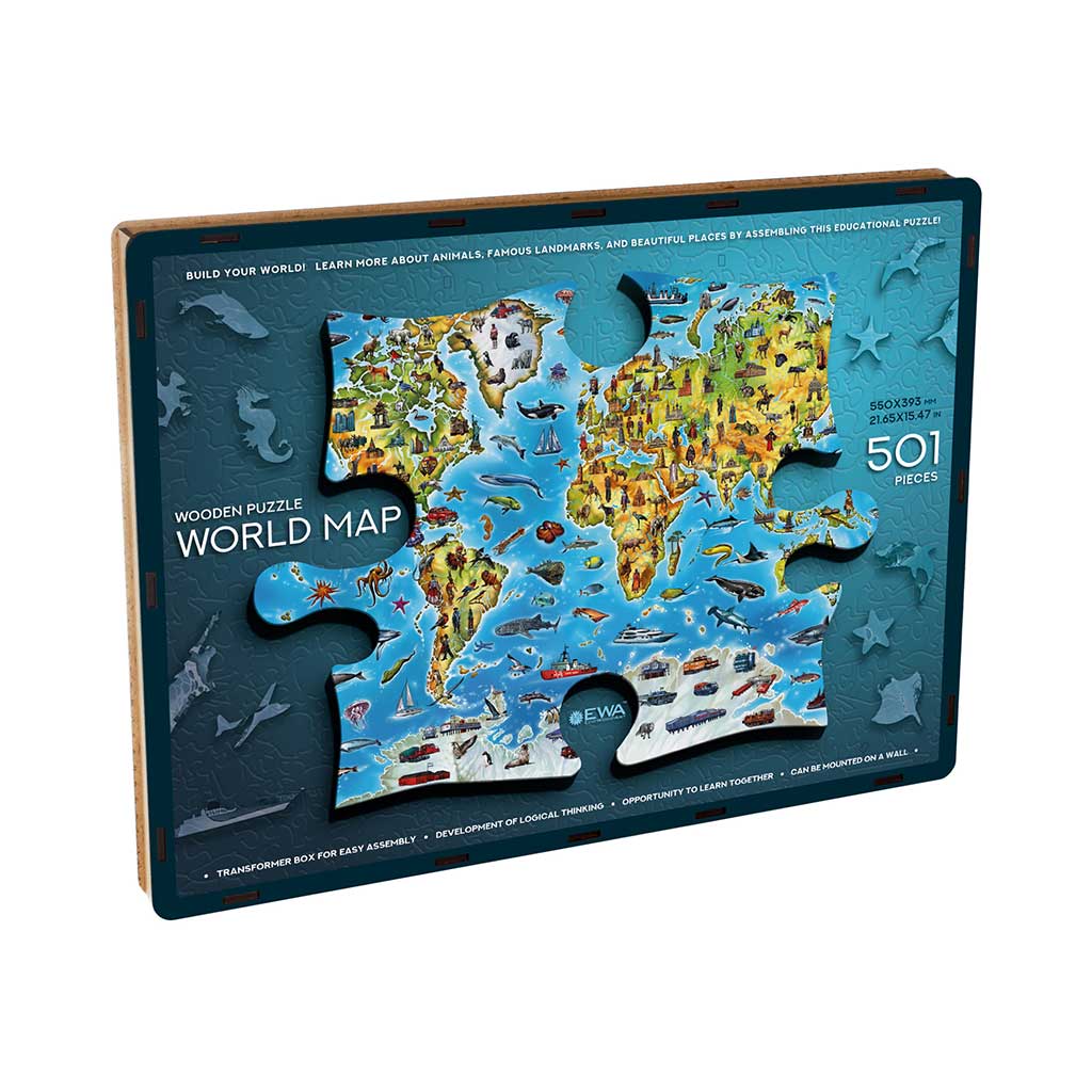EWA: World Map Puzzle