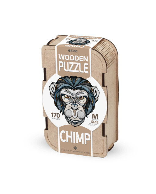 EWA: Box, Wooden Puzzle Chimp M
