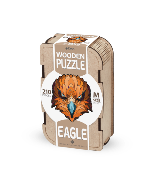 EWA: Box, Wooden Puzzle Eagle M