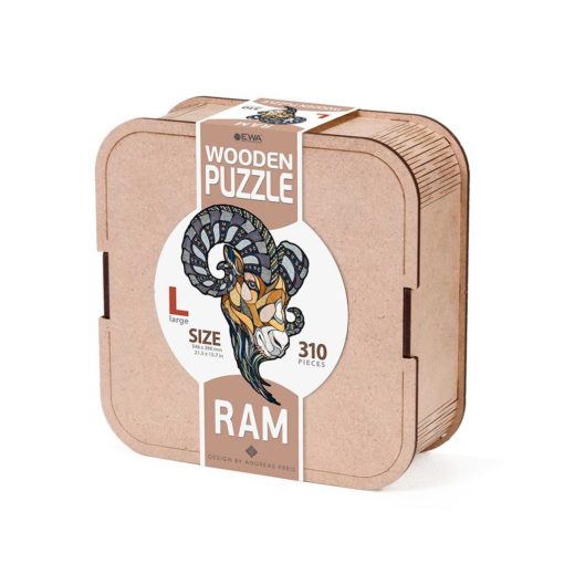 EWA: Box, Wooden Puzzle Ram L