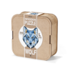 EWA: Box, Wooden Puzzle Wolf L