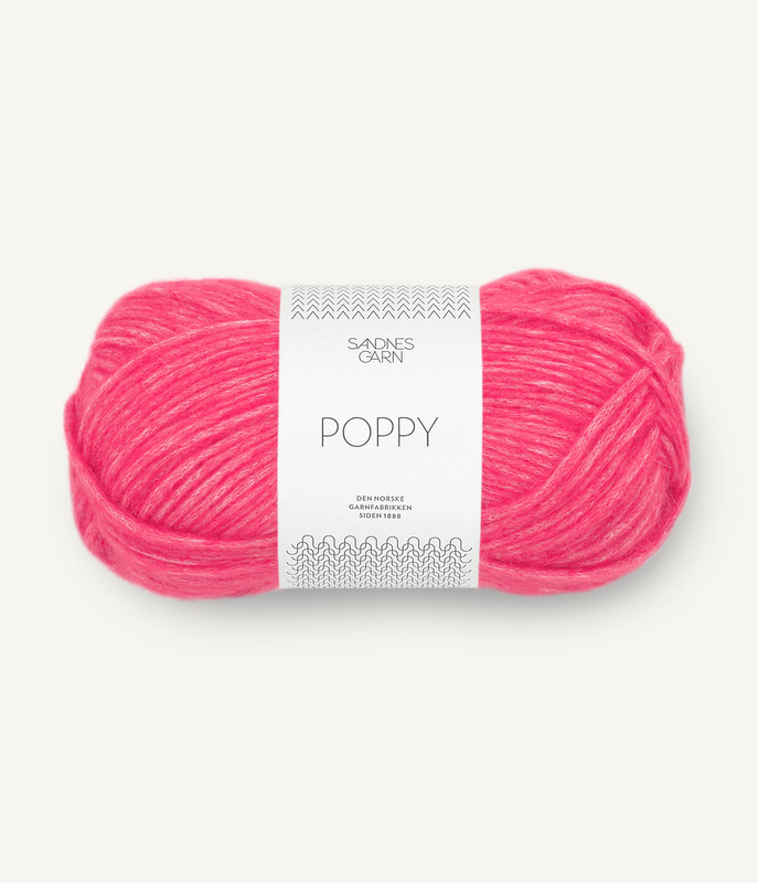 Sandnes: Poppy, 4315, Bubblegum Pink (Utgått)
