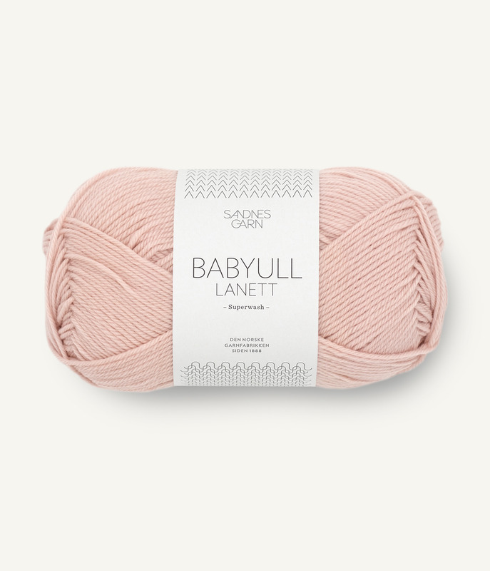 Sandnes: Babyull Lanett, 3521, Perlerosa