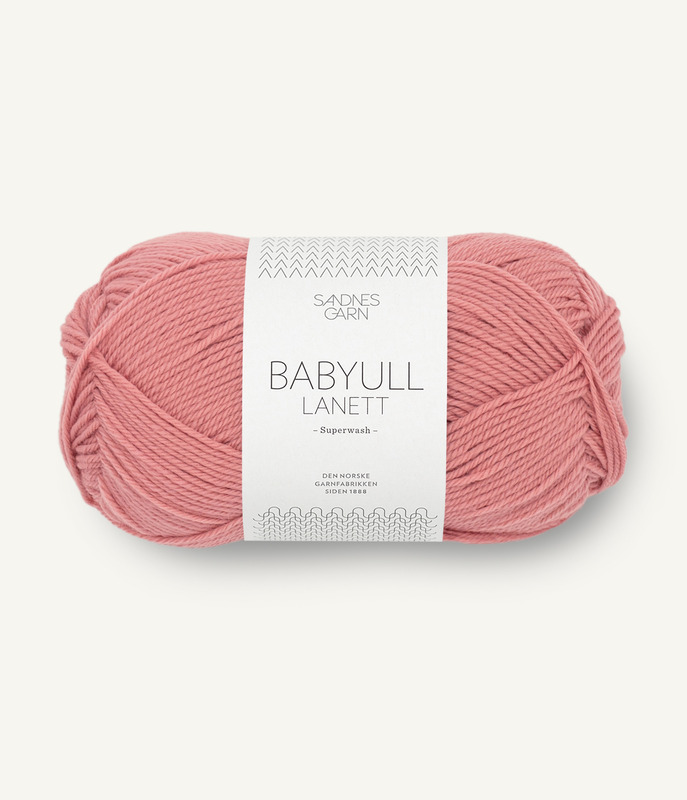 Sandnes: Babyull Lanett, 4024, Gammelrosa