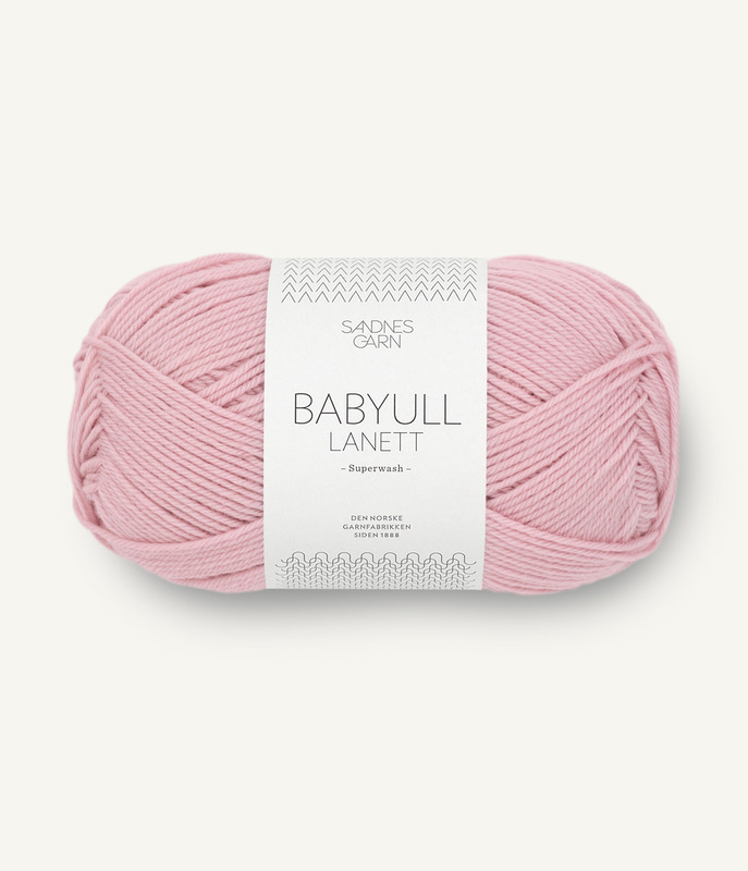 Sandnes: Babyull Lanett, 4312, Pudderrosa