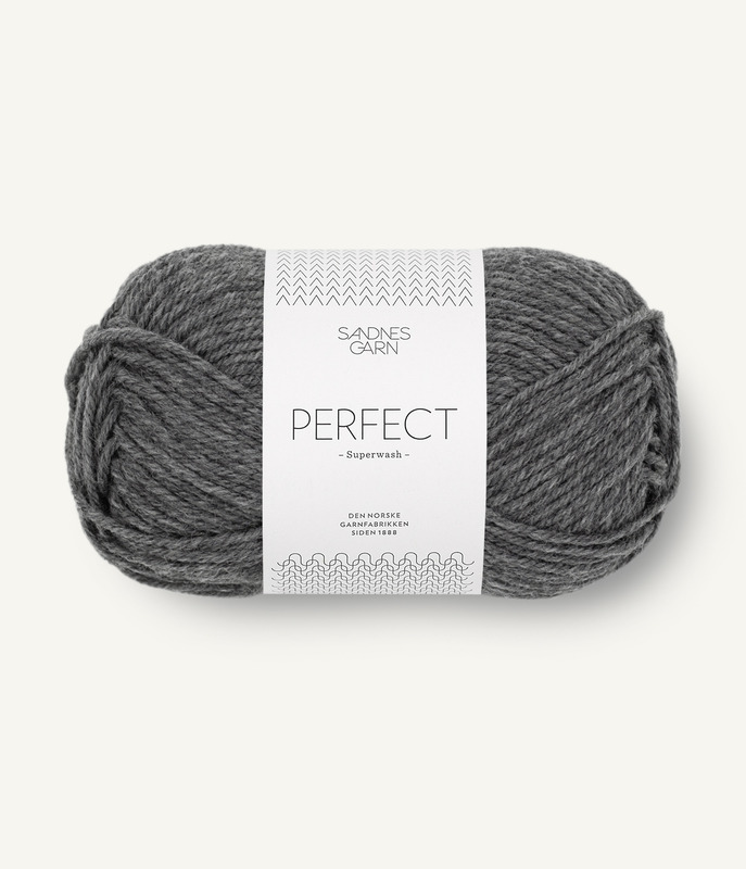 Sandnes: Perfect, 1053, Mørk Gråmelert