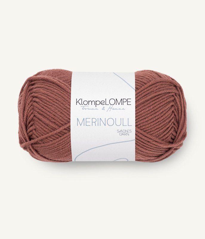 Sandnes: KL Merinoull, 4043, Plommerosa