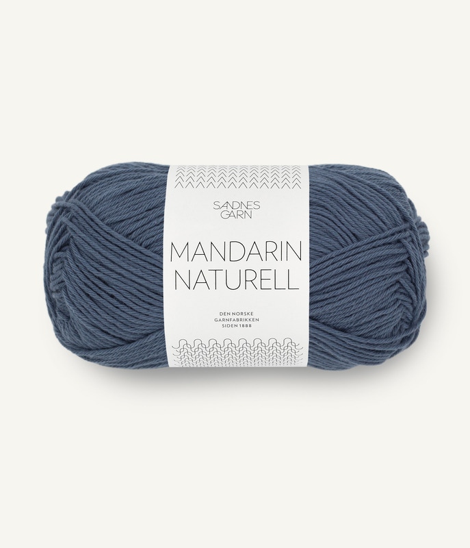 Sandnes: Mandarin Naturell, 6061, Mørk Gråblå