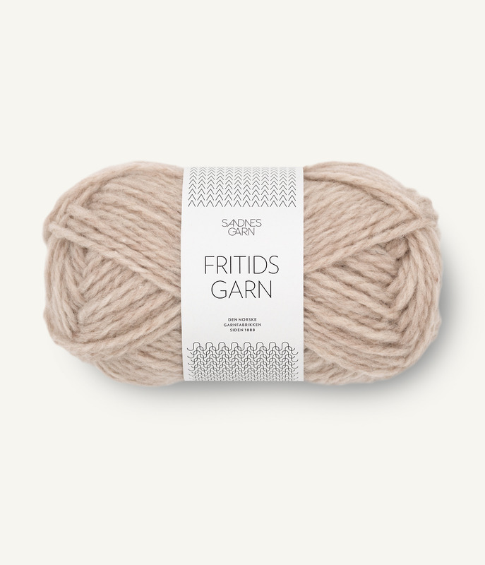 Sandnes: Fritidsgarn, 3021, Lys Beigmelert