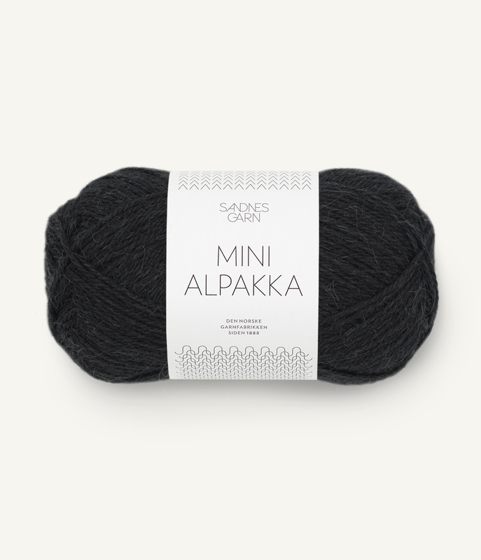 Sandnes: Mini Alpakka, 1099, Svart
