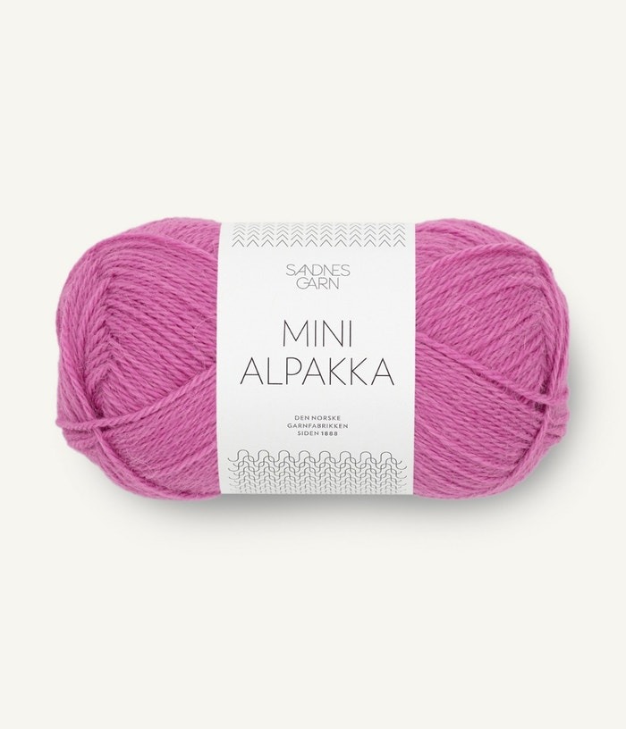 Sandnes: Mini Alpakka, 4628, Magenta