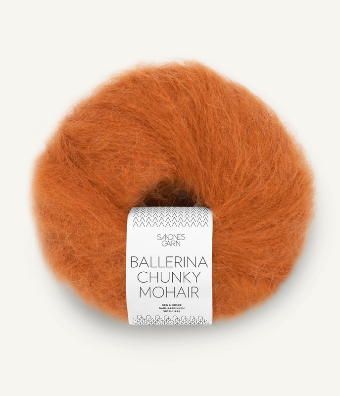 Sandnes: Ballerina Chunky Mohair, 2745, Cognac