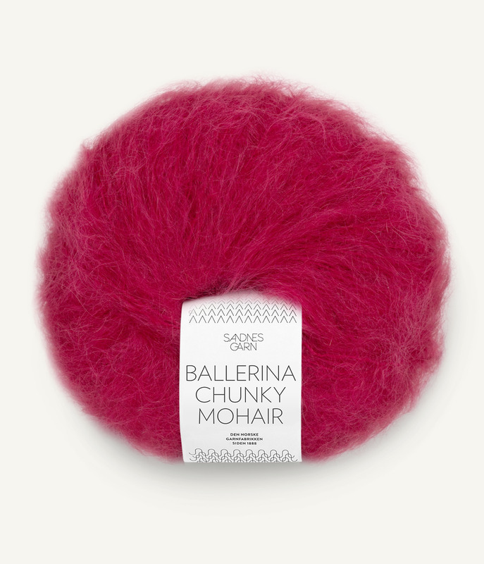 Sandnes: Ballerina Chunky Mohair, 4255, Rumba Red