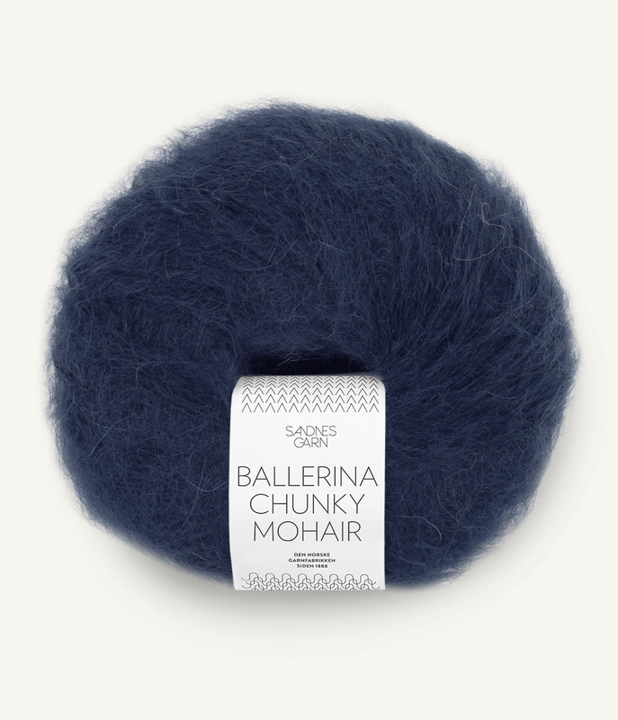 Sandnes: Ballerina Chunky Mohair, 5581, Dyp Marine