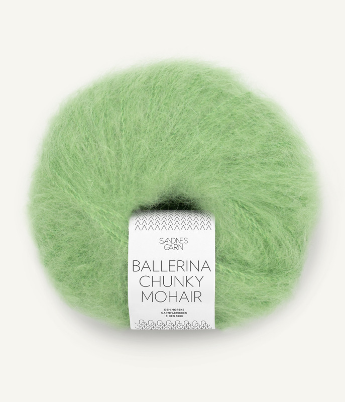 Sandnes: Ballerina Chunky Mohair, 8733, Spring Green