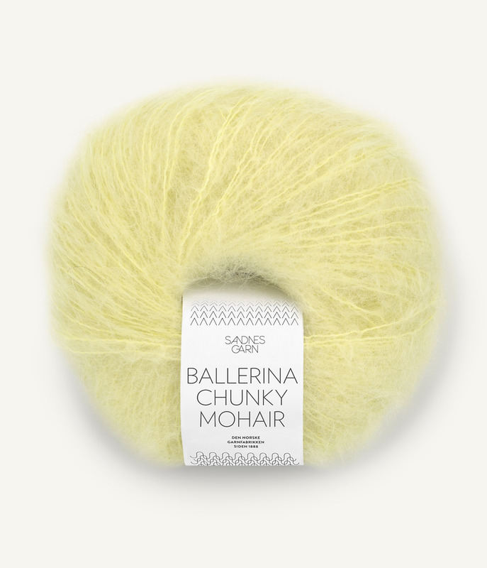 Sandnes: Ballerina Chunky Mohair, 9523, Lime Punch