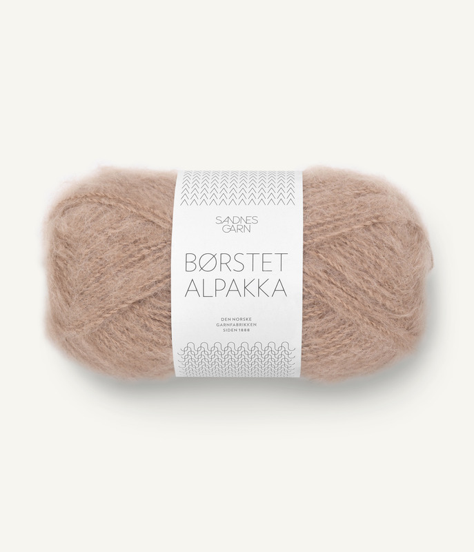 Sandnes: Børstet Alpakka, 3040, Caffè latte