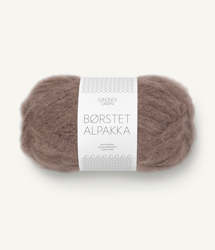 Sandnes: Børstet Alpakka, 3161, Eikenøtt