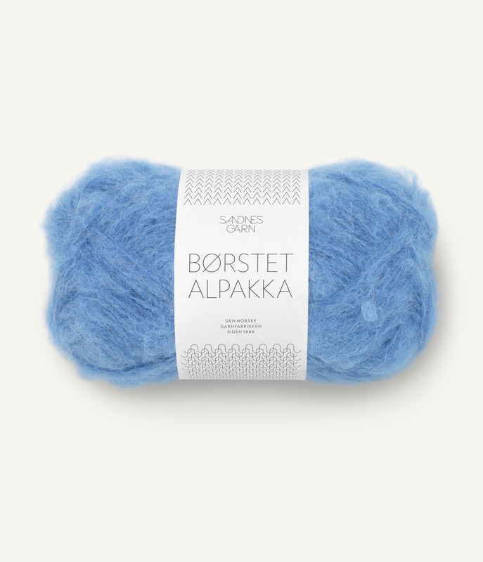 Sandnes: Børstet Alpakka, 6044, Regatta Blå