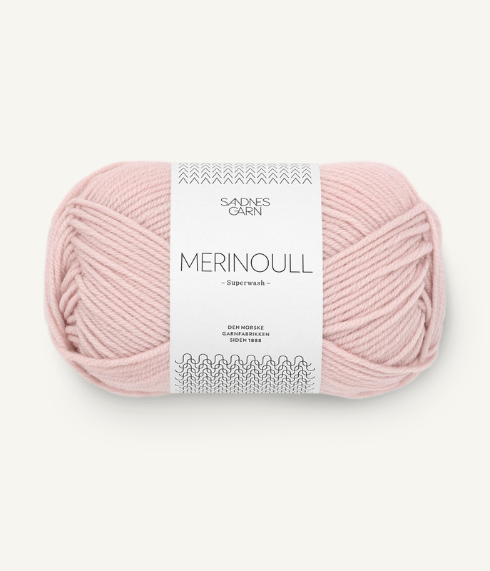 Sandnes: Merinoull, 3511, Pudder Rosa