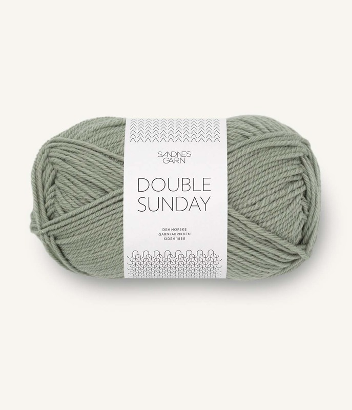Sandnes: Double Sunday, 8521, Støvet lys grønn