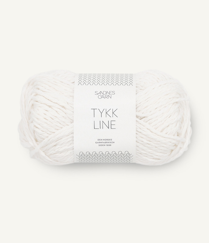 Sandnes: Tykk Line, 1002, Hvit (U)