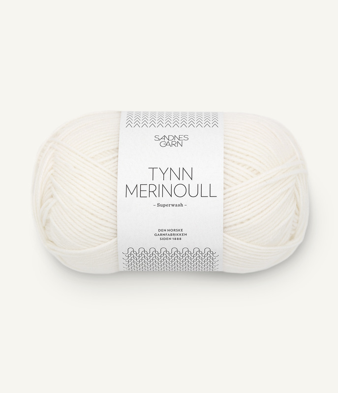 Sandnes: Tynn Merinoull, 1001, Hvit