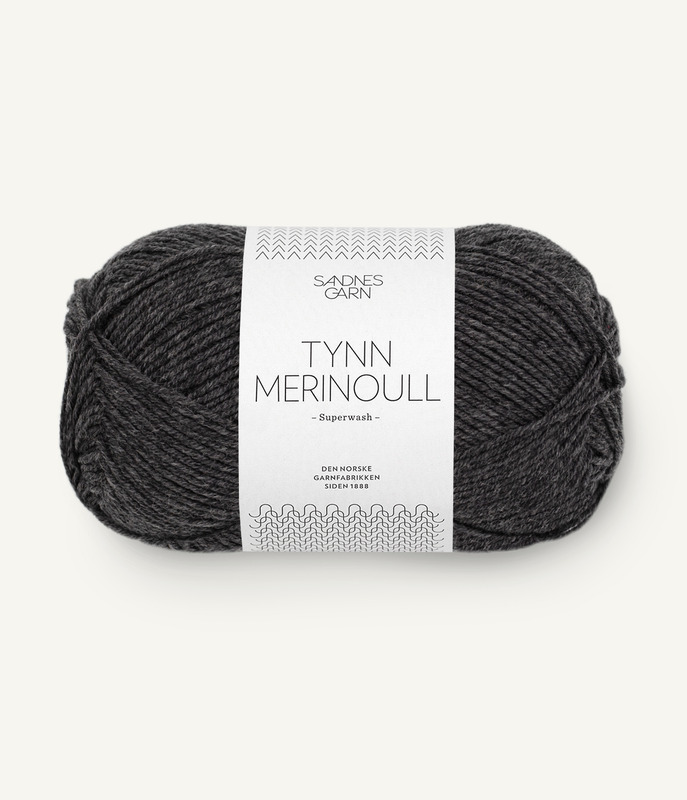 Sandnes: Tynn Merinoull, 1055, Mørk Gråmelert