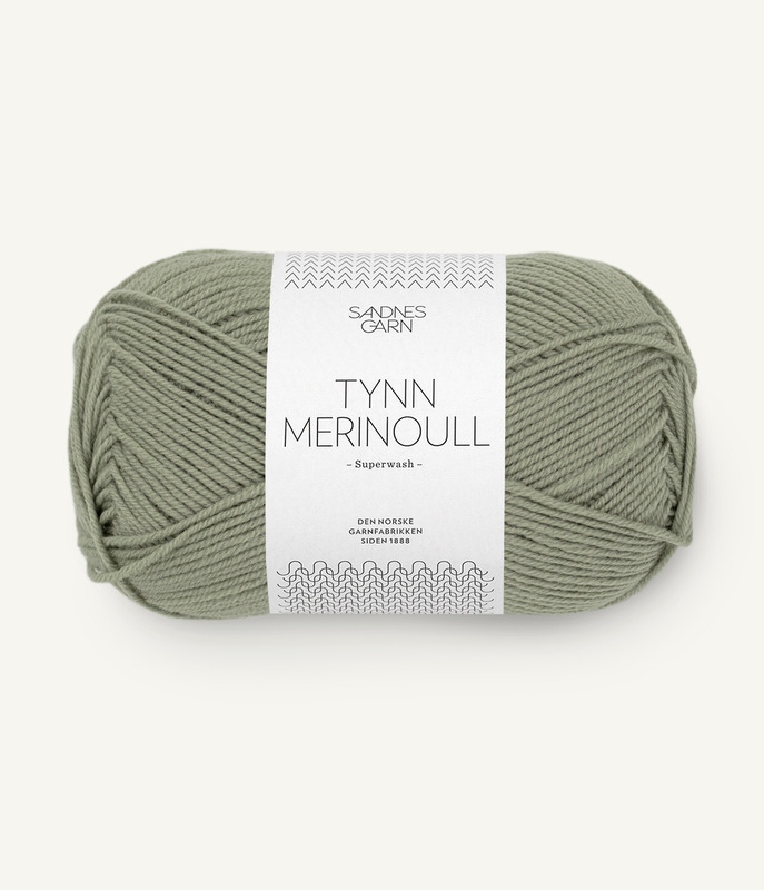 Sandnes: Tynn Merinoull, 8521, Støvet Lys Grønn