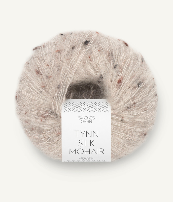 Sandnes: Tynn Silk Mohair, 2600, Greige Tweed