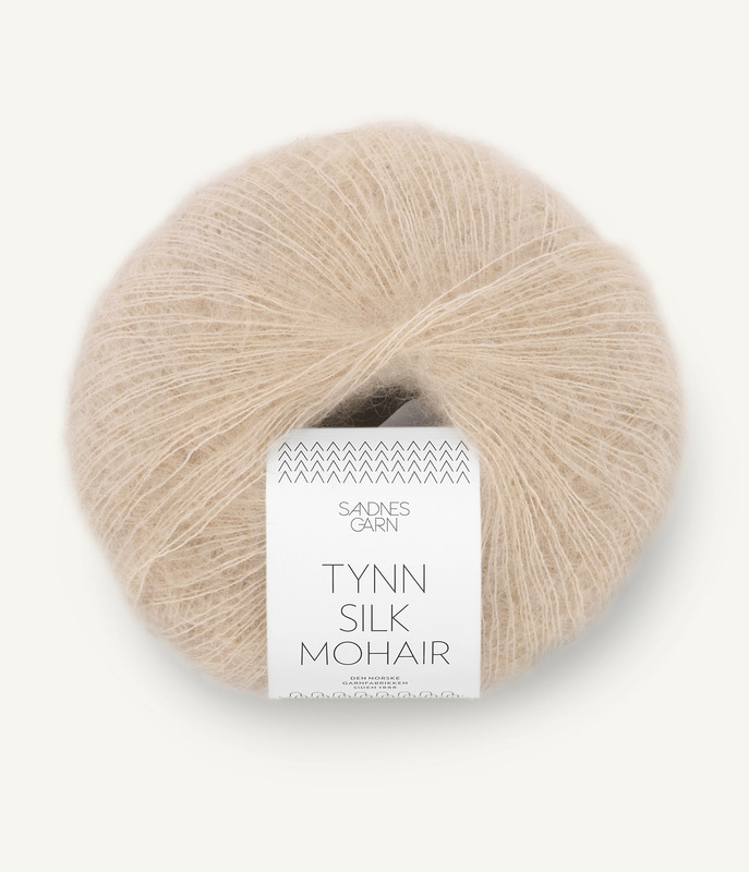 Sandnes: Tynn Silk Mohair, 2650, Beigemelert