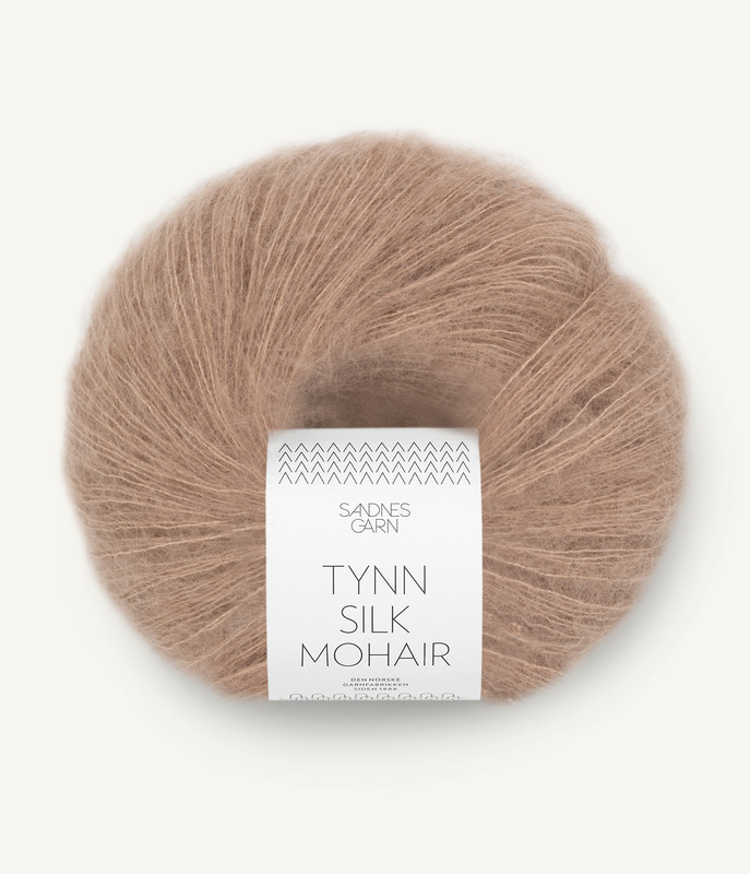 Sandnes: Tynn Silk Mohair, 3041, Lys Eikenøtt