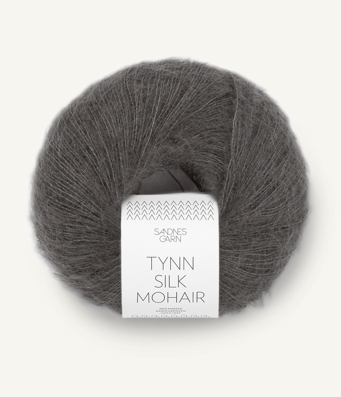 Sandnes: Tynn Silk Mohair, 3800, Bristol Black