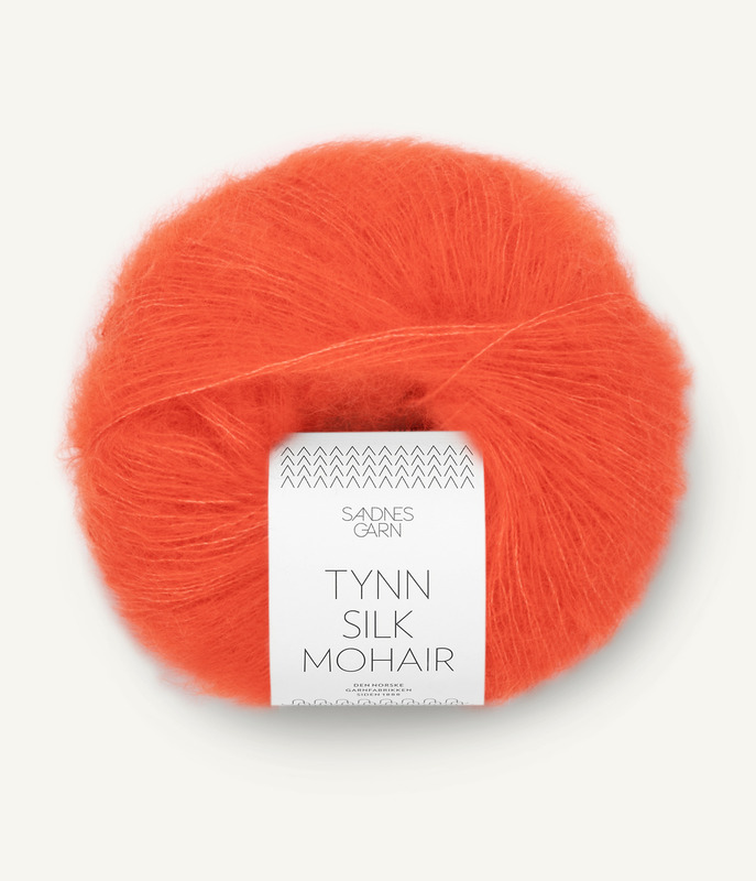Sandnes: Tynn Silk Mohair, 3818, Orange