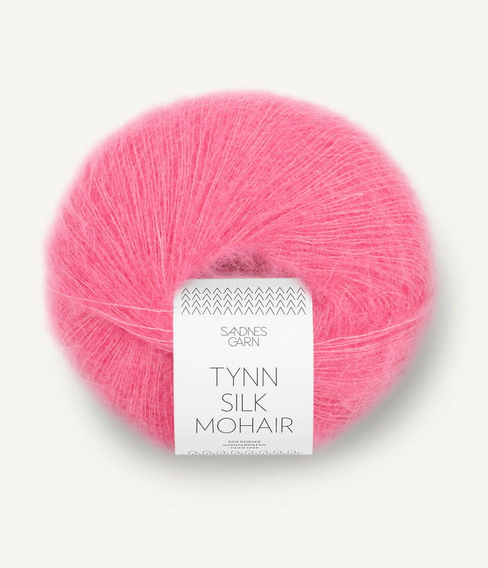 Sandnes: Tynn Silk Mohair, 4315, Bubblegum Pink