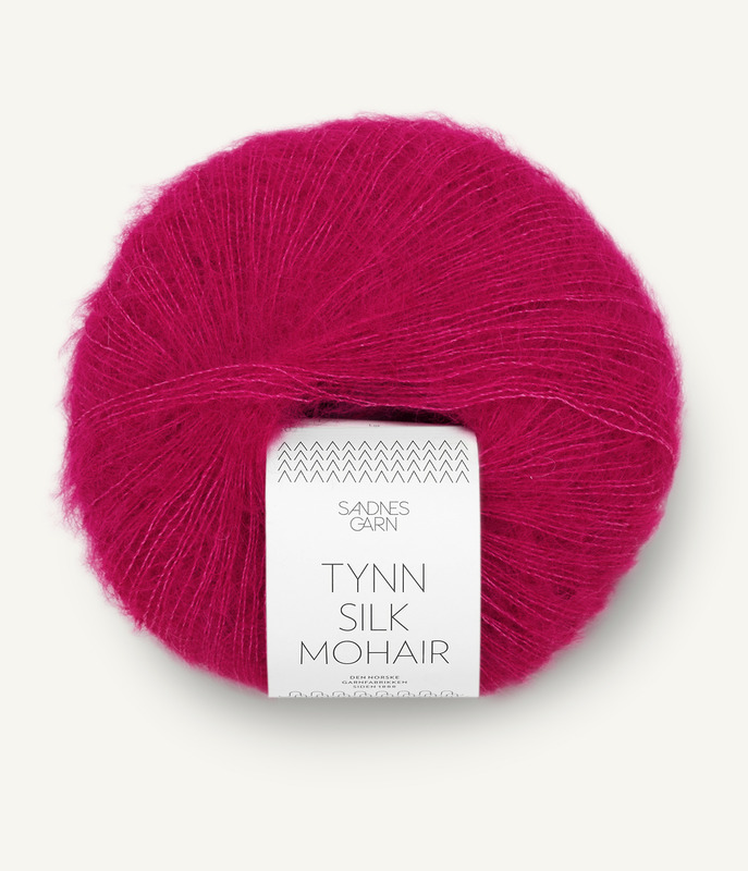Sandnes: Tynn Silk Mohair, 4600, Jazzy Pink