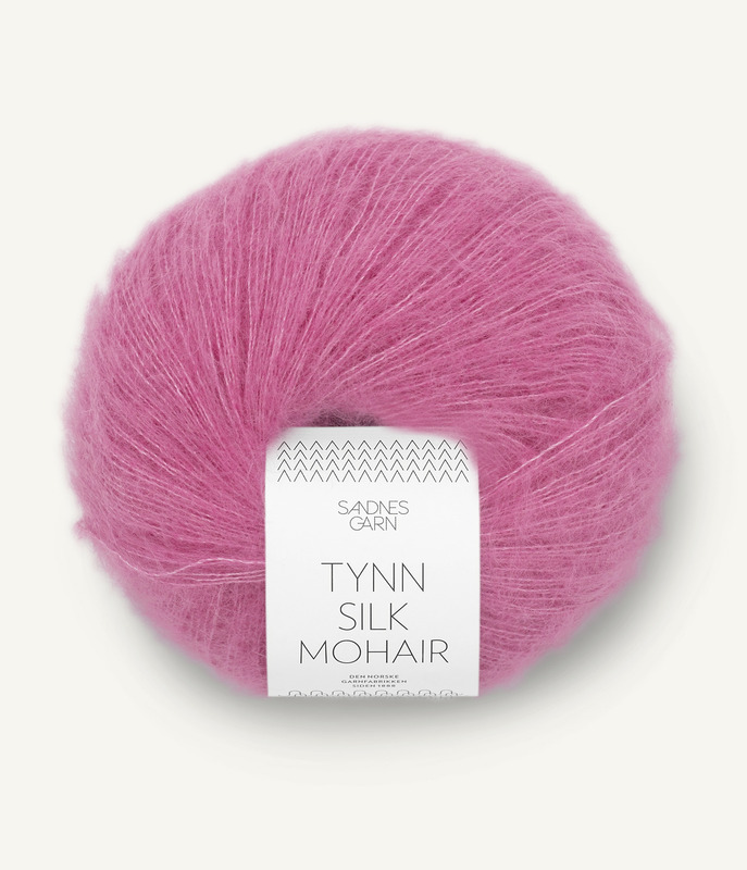 Sandnes: Tynn Silk Mohair, 4626, Shocking Pink
