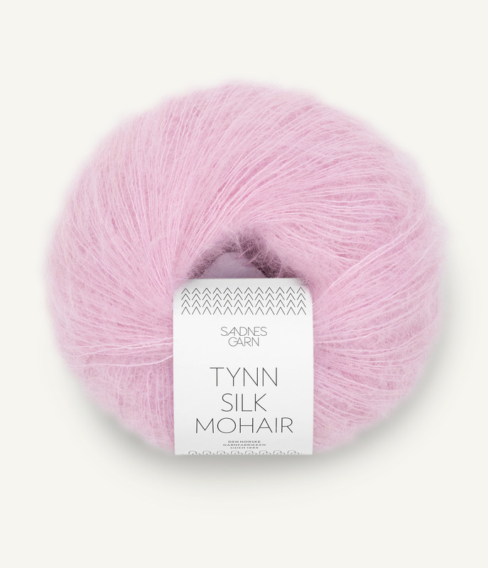 Sandnes: Tynn Silk Mohair, 4813, Pink Lilac