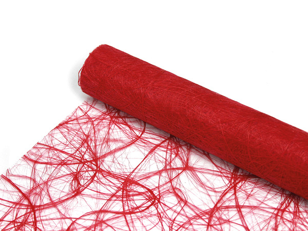 Englevev Sizoweb 30cm x 5m - 3310 Rød