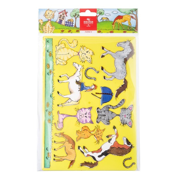 Koh-i-Noor Tegnesjablong – Bondegård II