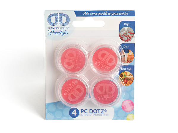Diamond Dotz - Voks 4stk