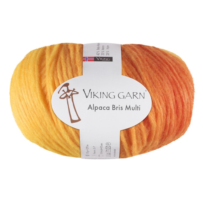 Viking: Alpaca Bris Multi, 342, Gul