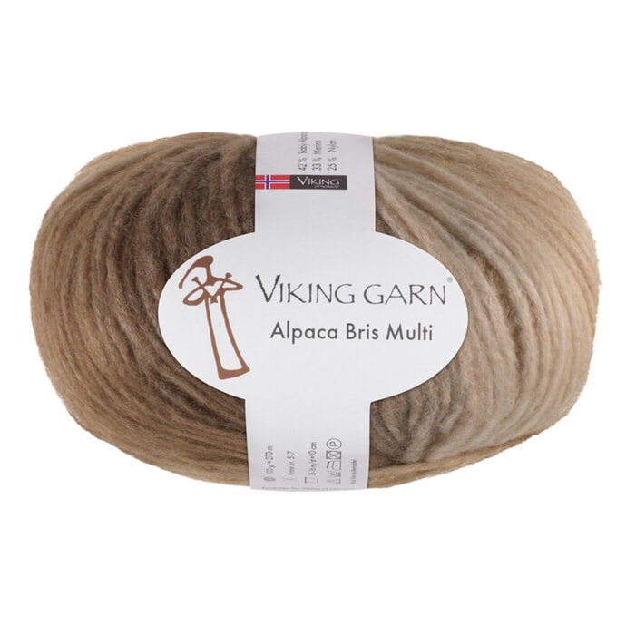 Viking: Alpaca Bris Multi, 352, Brun
