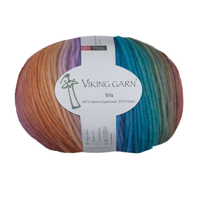 Viking: Iris, 449, Brun/Blå