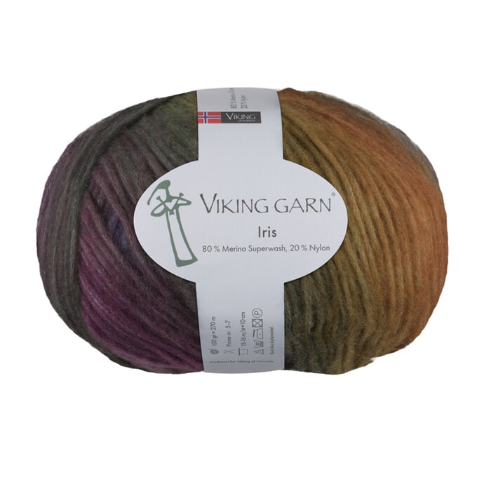 Viking: Iris, 459, Oransje/Brun