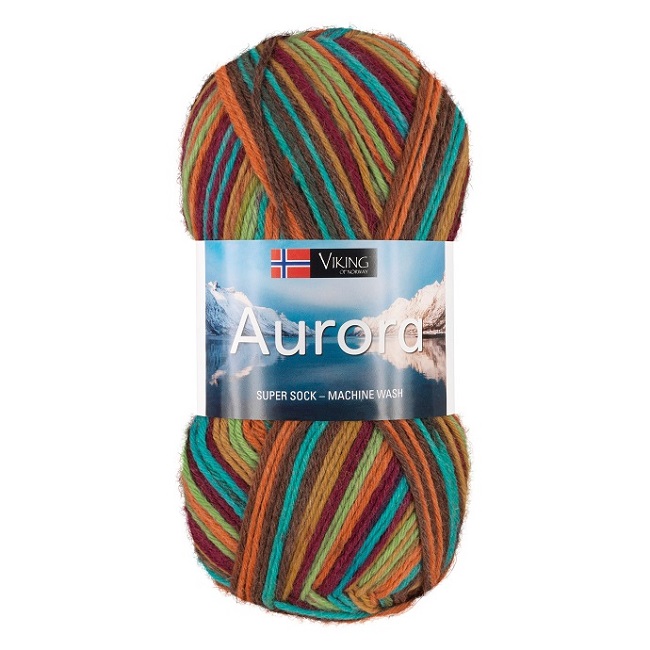 Viking: Aurora, 675, Multi oransje/blå