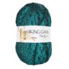 Viking: Pleddgarn, 729, Turkis/svart